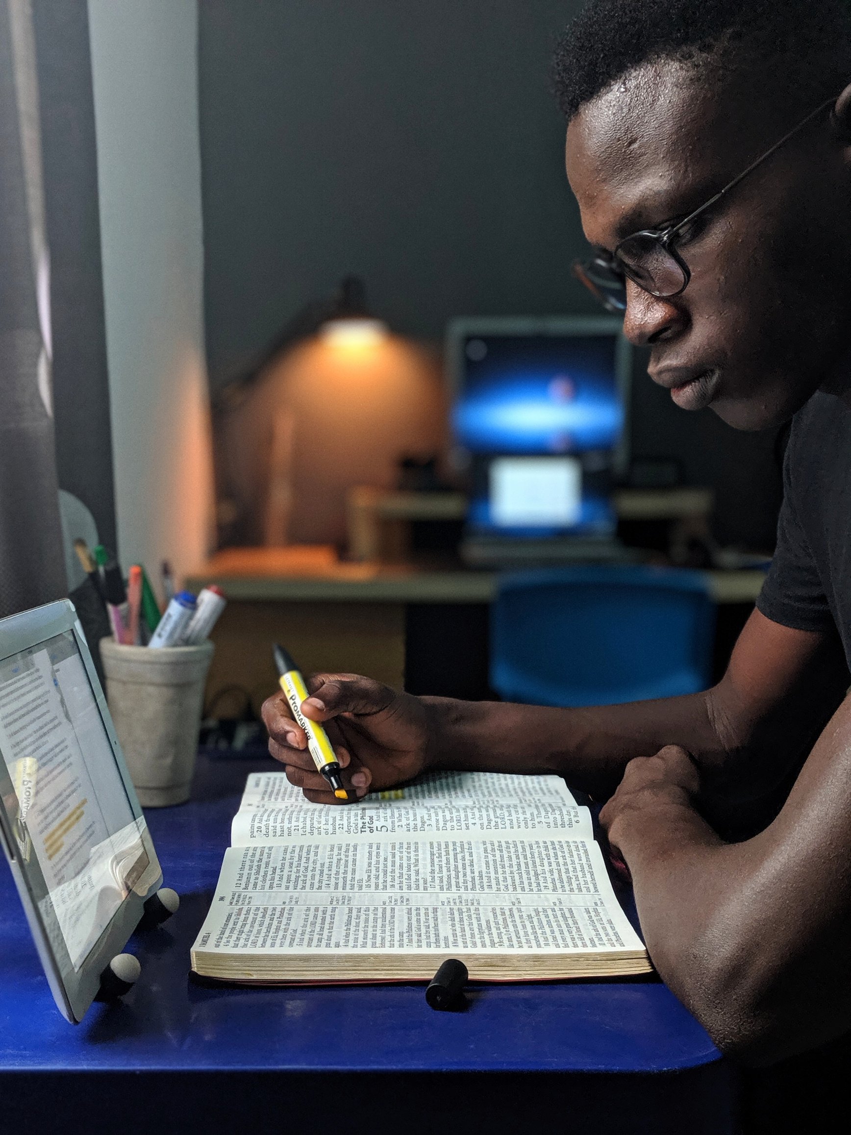 Photo Of Man Reading A Book