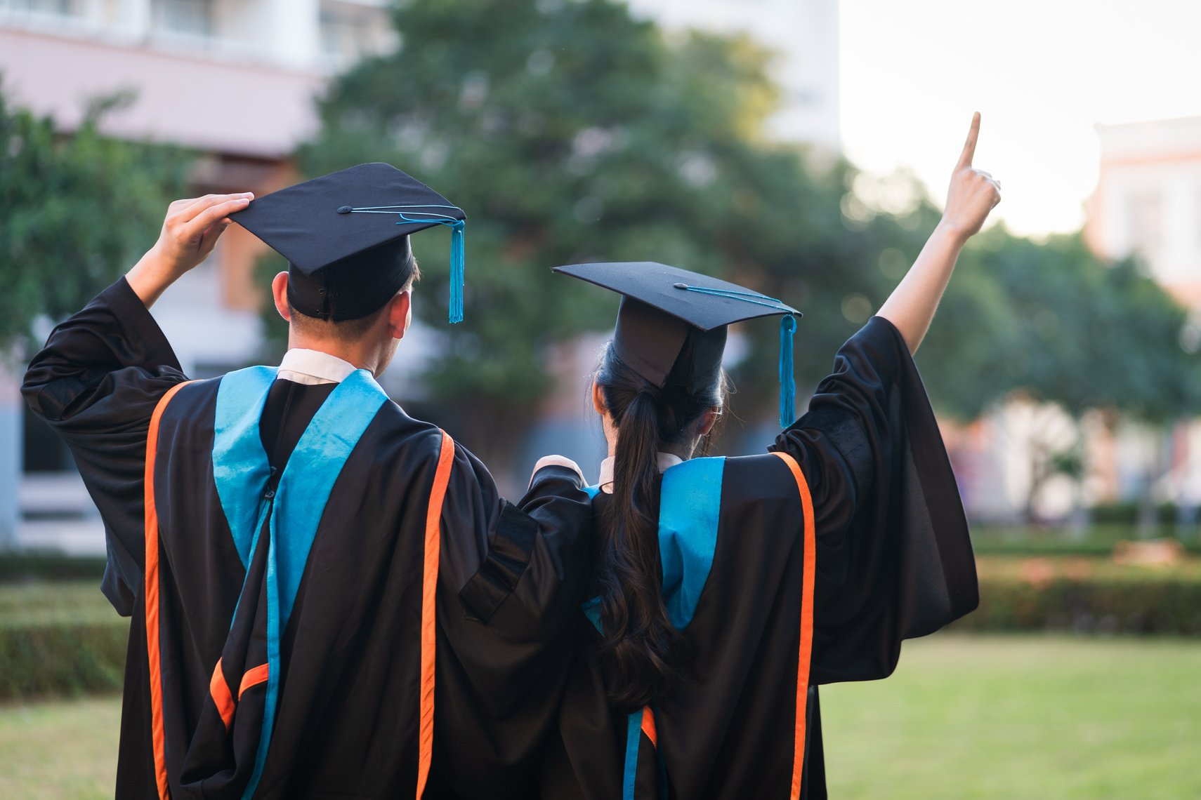 University Graduates Line up for Degree Award